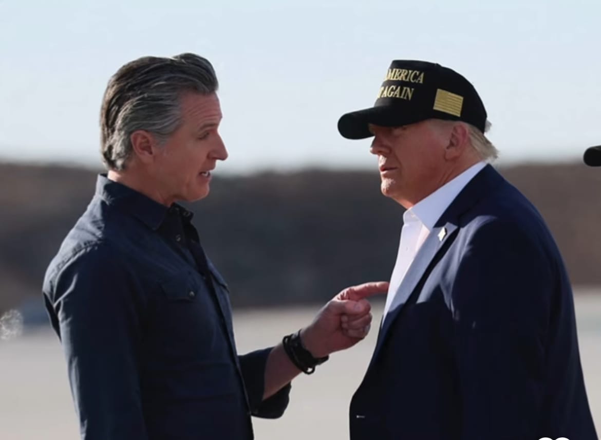 Governor Newsom is fully trolling President Trump