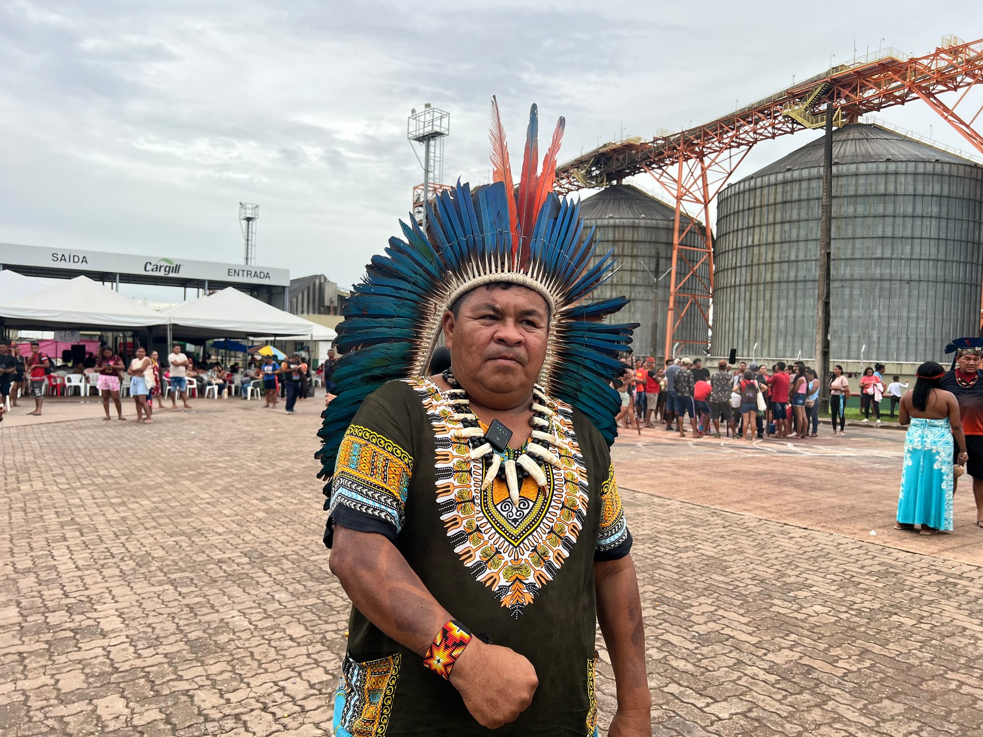 Watch: Tupinimbá chief critiques Cargill's role in driving plans to dredge and privatize the Tapajós River