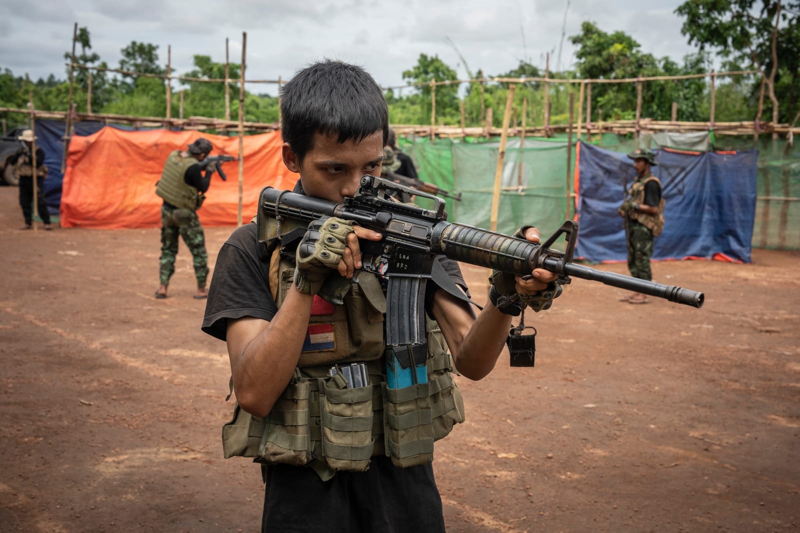 These are the young people who have taken up arms against Myanmar's brutal junta