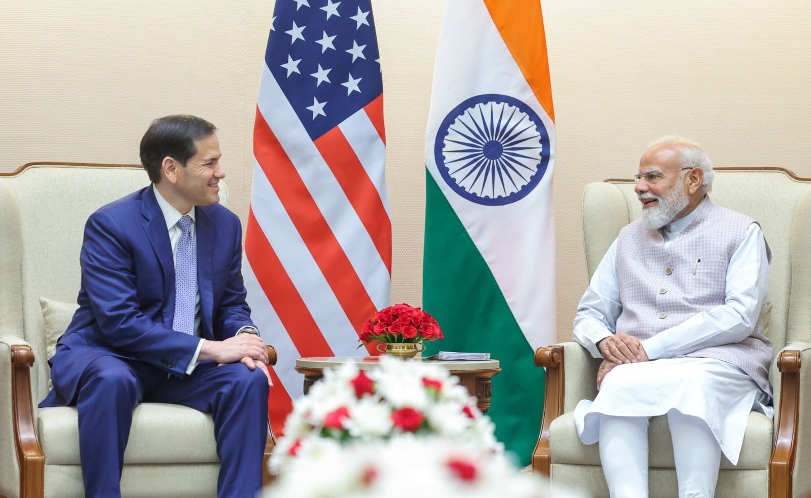 Rubio meets Modi as US and India seek to reset strained relationship