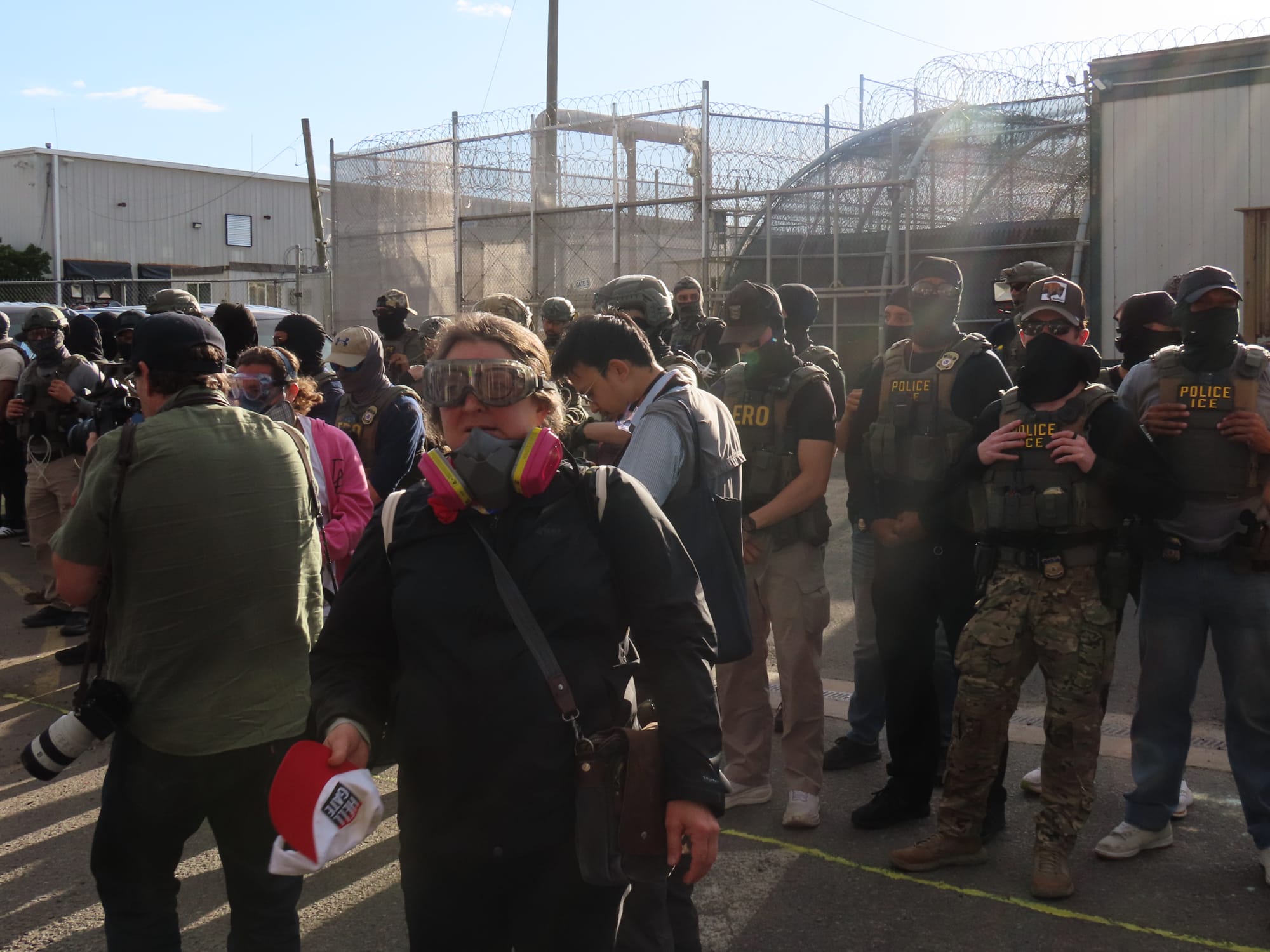 Clashes continue outside Delaney Hall detention center amid ongoing protests
