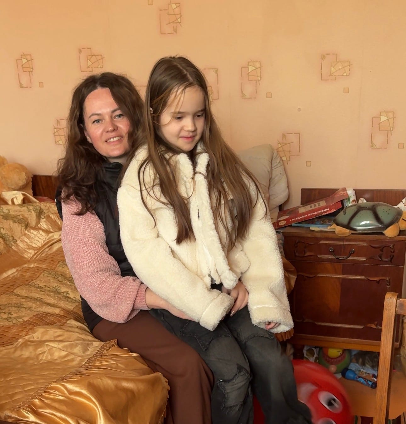 In the front line city of Izyum, Katya, a single mother is fearful of what comes next