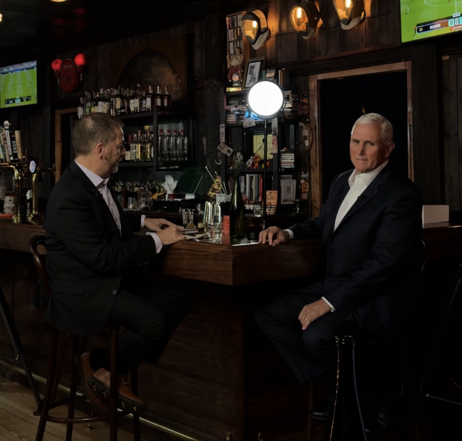 Behind the Interview: Chuck and Mike Pence
