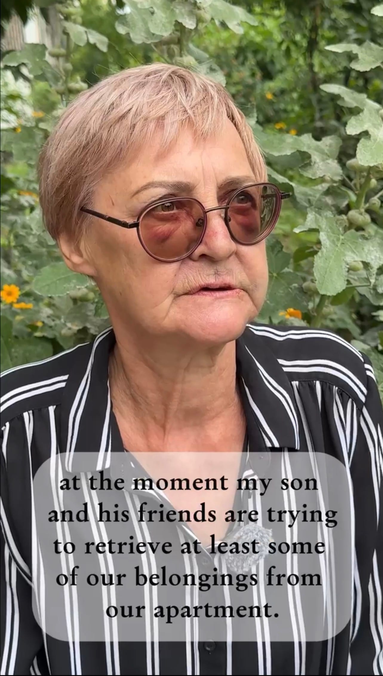 Svitlana survived Russia’s Monday attack on her apartment in Kyiv